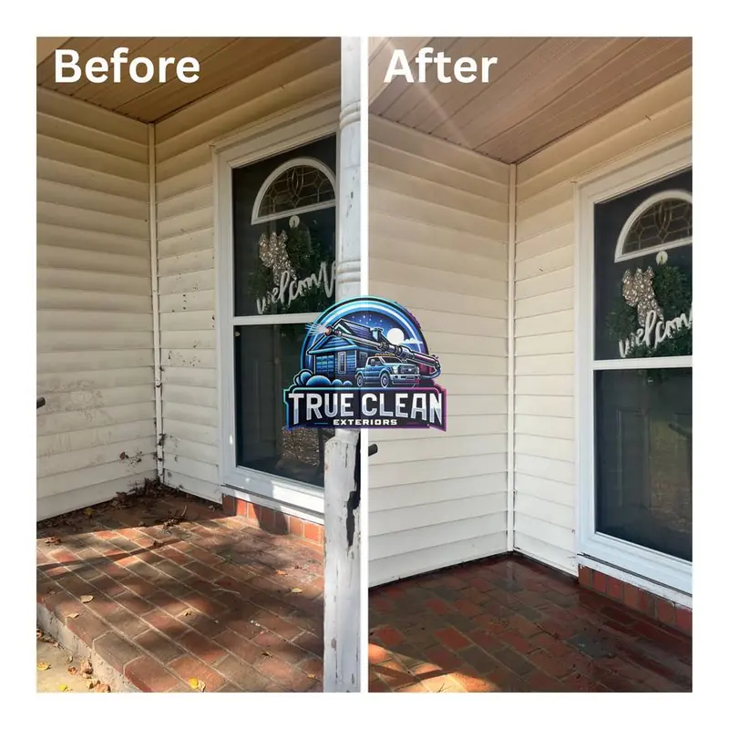 House wash before and after